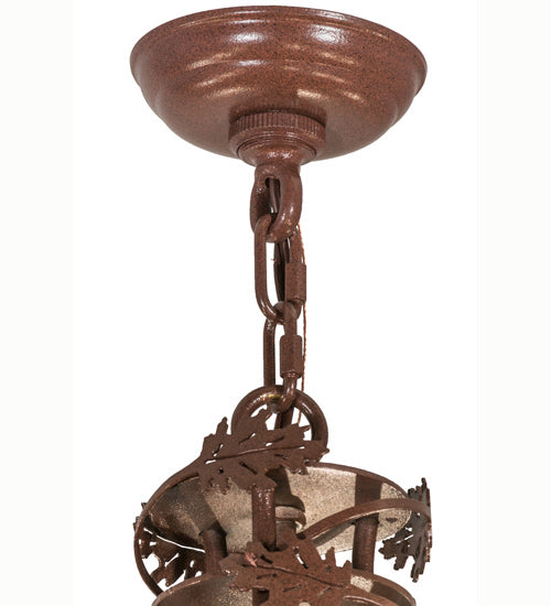 Meyda Tiffany 165173 11 Light Chandelier, Rust