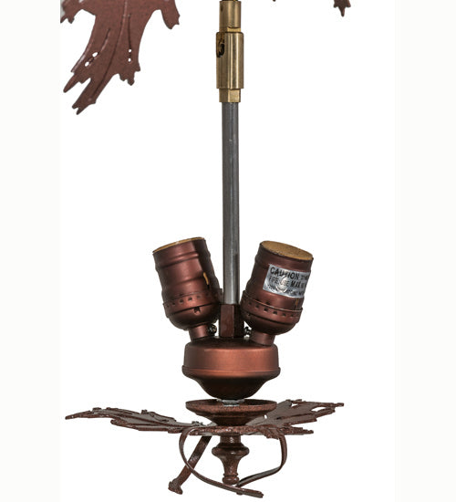 Meyda Tiffany 165173 11 Light Chandelier, Rust