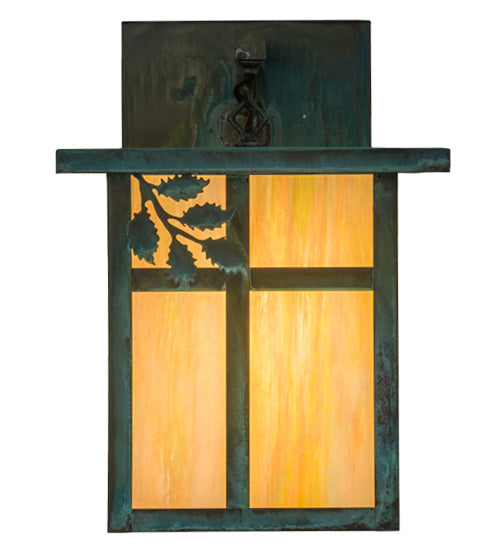 Meyda Tiffany 165194 One Light Wall Sconce, Verdigris