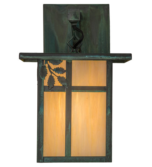 Meyda Tiffany 165196 One Light Wall Sconce, Verdigris