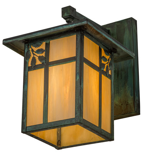 Meyda Tiffany 165196 One Light Wall Sconce, Verdigris