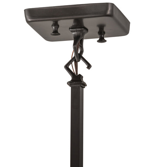 Meyda Tiffany 52383 One Light Pendant Hardware, Craftsman Brown