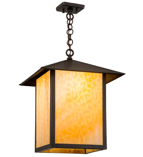 Meyda Tiffany 2151 One Light Pendant, Craftsman Brown