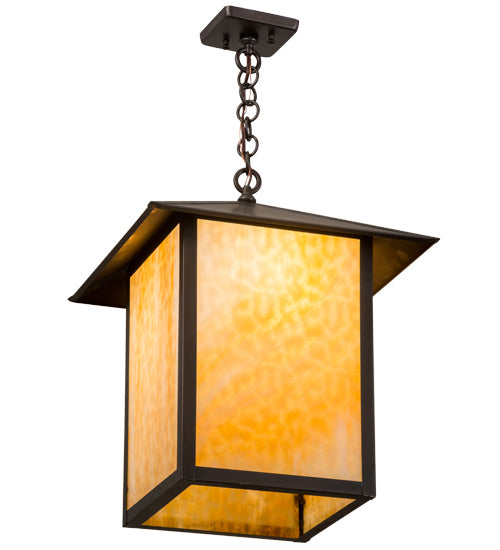 Meyda Tiffany 2151 One Light Pendant, Craftsman Brown
