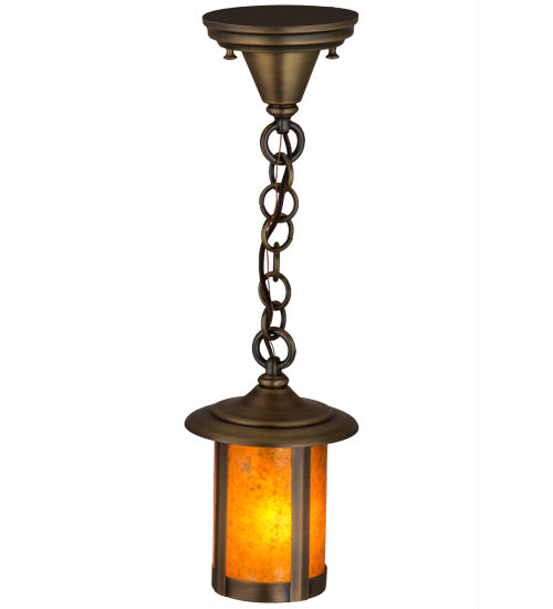 Meyda Tiffany 3399 One Light Mini Pendant, Antique Brass