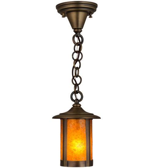 Meyda Tiffany 3399 One Light Mini Pendant, Antique Brass