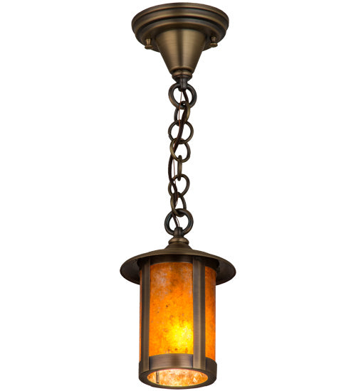 Meyda Tiffany 3399 One Light Mini Pendant, Antique Brass