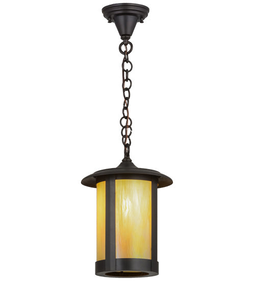 Meyda Tiffany 3434 One Light Pendant, Craftsman Brown