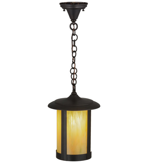 Meyda Tiffany 3434 One Light Pendant, Craftsman Brown