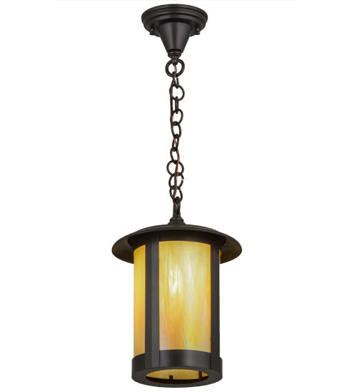 Meyda Tiffany 3434 One Light Pendant, Craftsman Brown