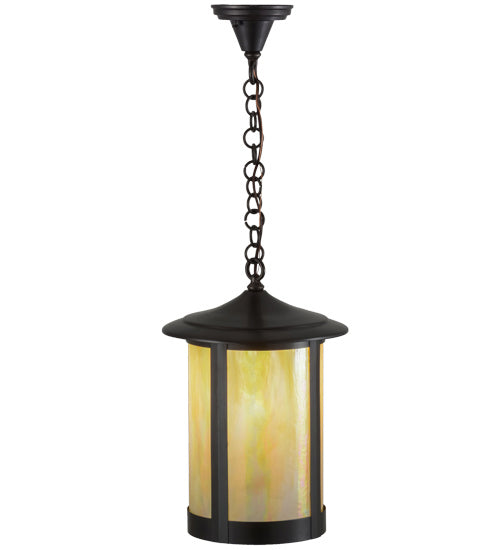 Meyda Tiffany 3463 One Light Pendant, Craftsman Brown