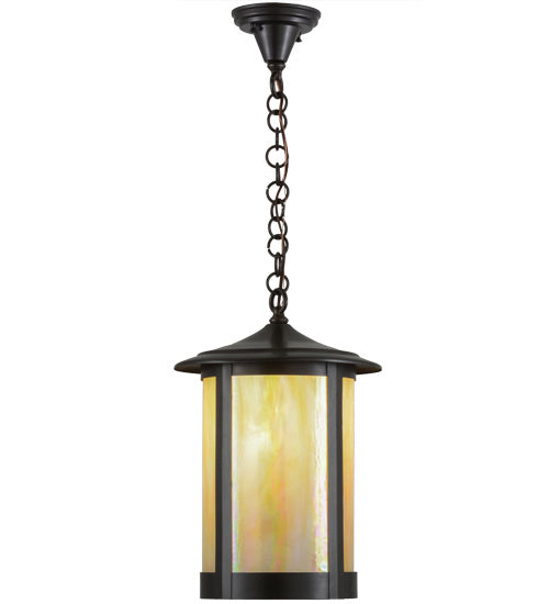 Meyda Tiffany 3463 One Light Pendant, Craftsman Brown