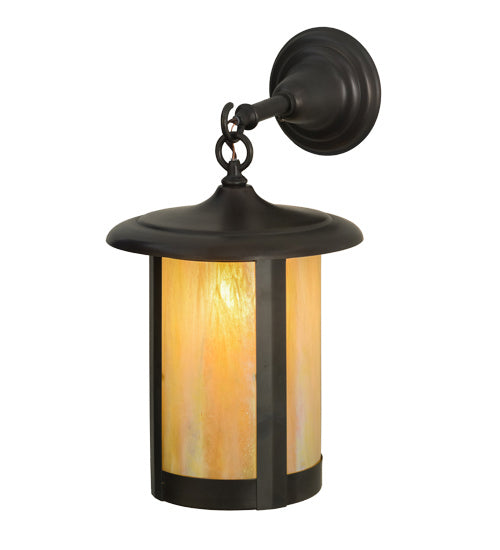 Meyda Tiffany 3679 One Light Wall Sconce, Craftsman Brown