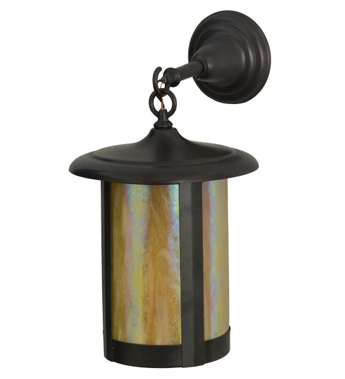Meyda Tiffany 3679 One Light Wall Sconce, Craftsman Brown