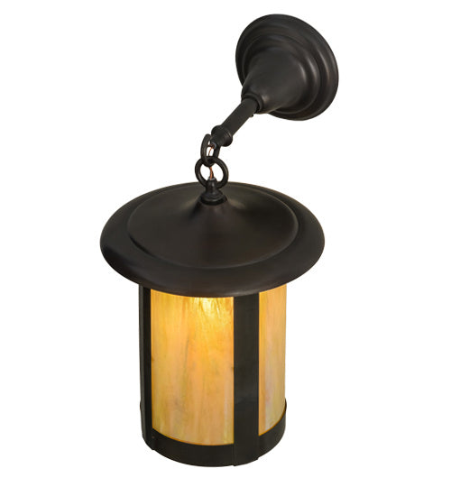 Meyda Tiffany 3679 One Light Wall Sconce, Craftsman Brown