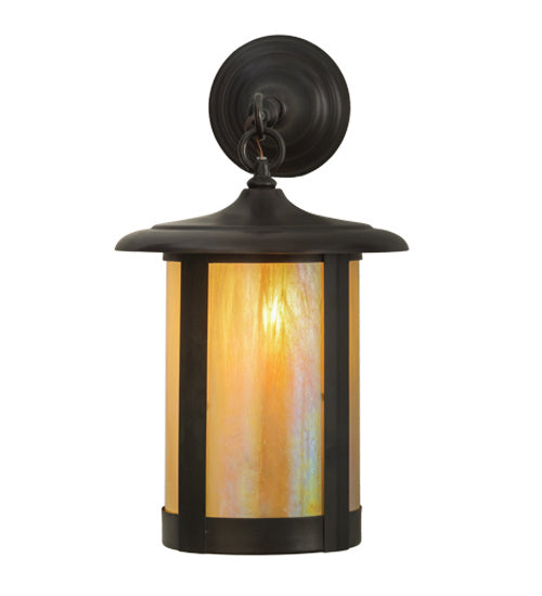 Meyda Tiffany 3679 One Light Wall Sconce, Craftsman Brown