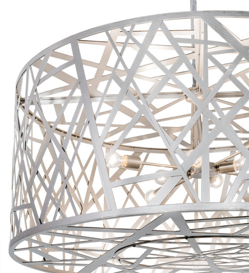 Meyda Tiffany 157018 Eight Light Pendant, Nickel