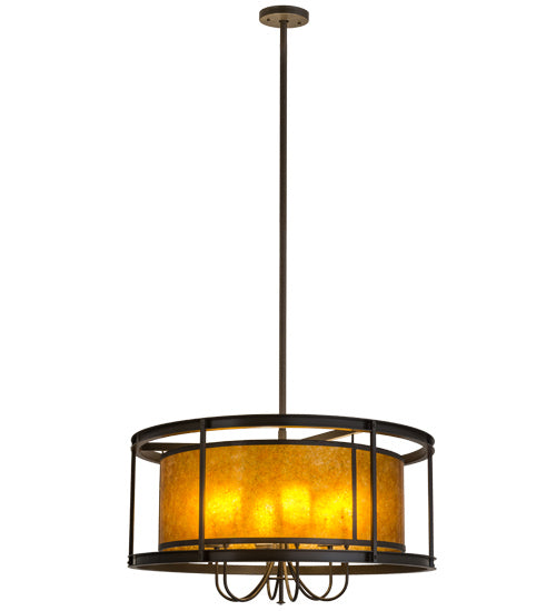 Meyda Tiffany 160498 Six Light Pendant, Timeless Bronze