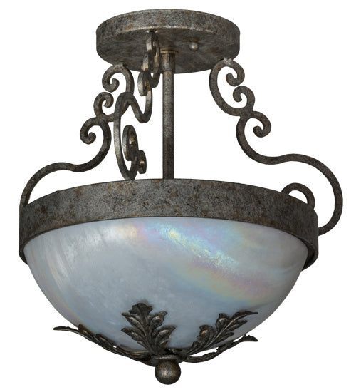 Meyda Tiffany 161997 Two Light Inverted Pendant, Corinth