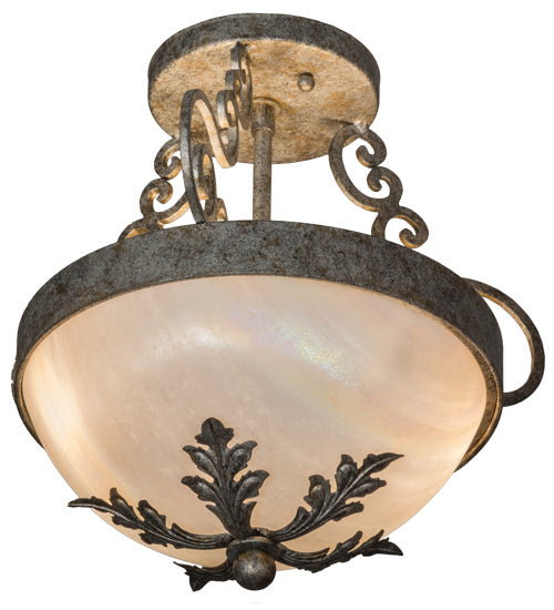 Meyda Tiffany 161997 Two Light Inverted Pendant, Corinth