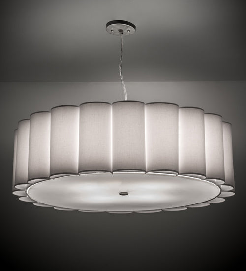 Meyda Tiffany 162385 Four Light Pendant, Nickel