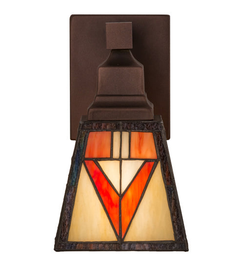 Meyda Tiffany 163117 One Light Wall Sconce, Mahogany Bronze