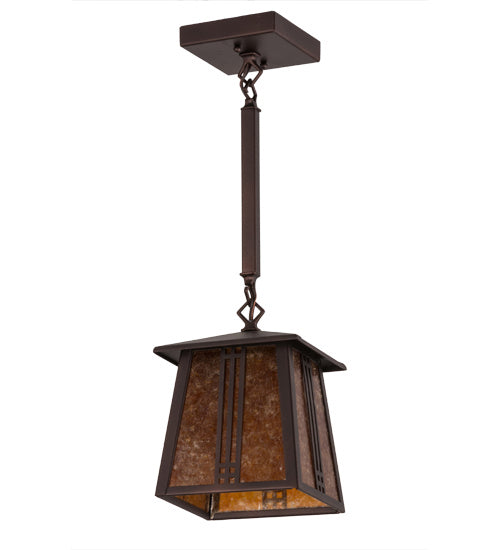 Meyda Tiffany 163124 One Light Pendant, Mahogany Bronze