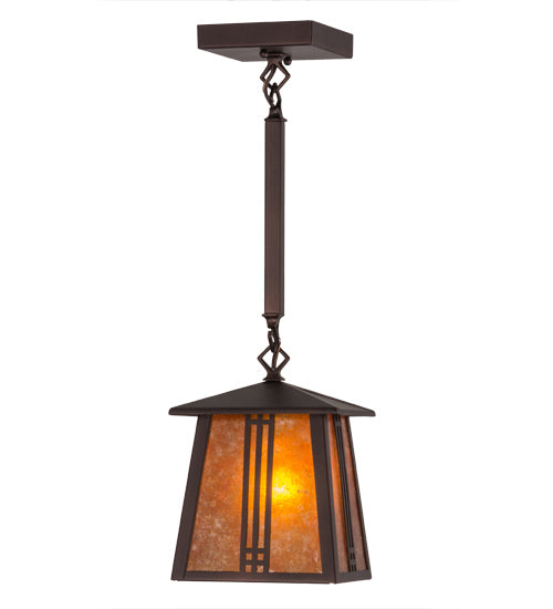 Meyda Tiffany 163124 One Light Pendant, Mahogany Bronze
