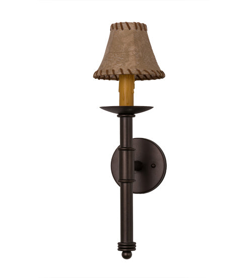 Meyda Tiffany 163133 One Light Wall Sconce, Mahogany Bronze