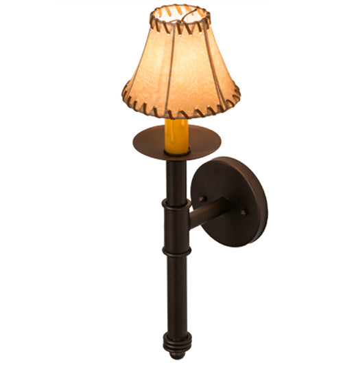Meyda Tiffany 163133 One Light Wall Sconce, Mahogany Bronze
