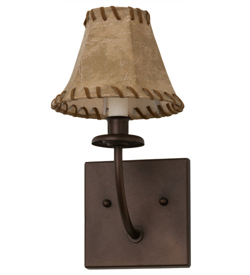 Meyda Tiffany 163135 One Light Wall Sconce, Mahogany Bronze