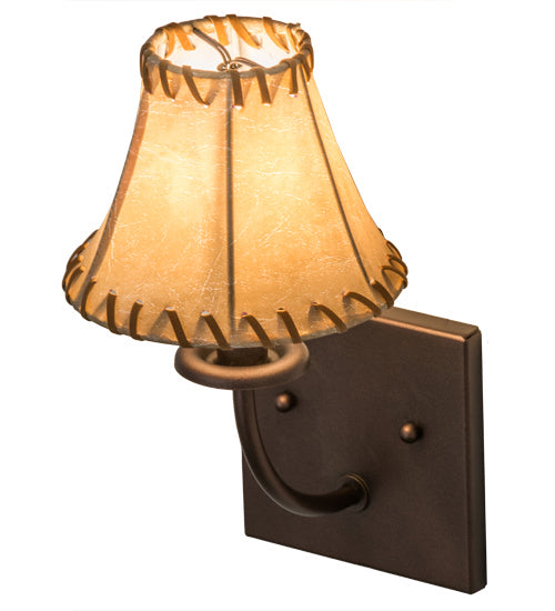 Meyda Tiffany 163135 One Light Wall Sconce, Mahogany Bronze