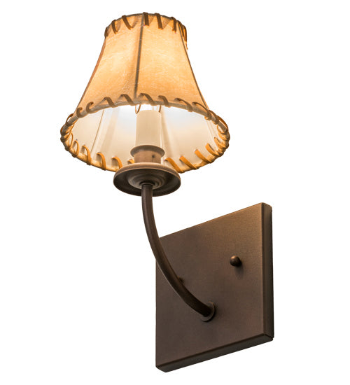 Meyda Tiffany 163135 One Light Wall Sconce, Mahogany Bronze