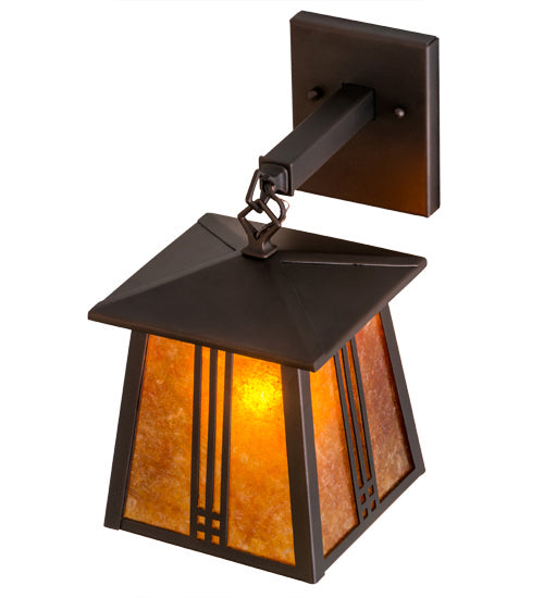 Meyda Tiffany 163872 One Light Wall Sconce, Mahogany Bronze