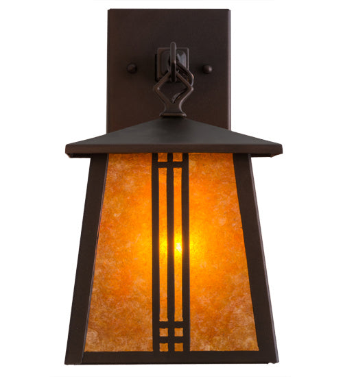 Meyda Tiffany 163872 One Light Wall Sconce, Mahogany Bronze
