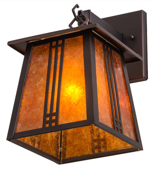 Meyda Tiffany 163872 One Light Wall Sconce, Mahogany Bronze