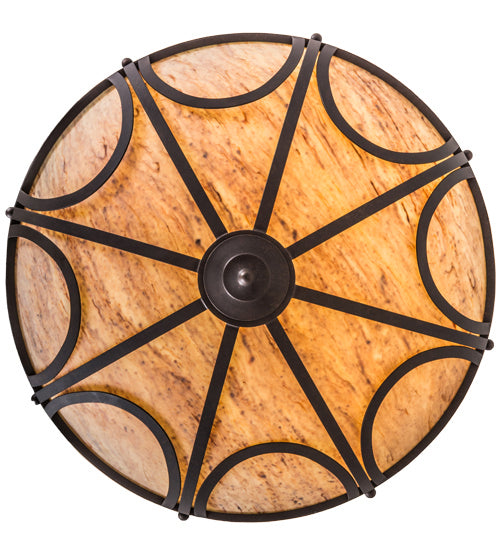 Meyda Tiffany 163949 Eight Light Pendant, Gilded Tobacco