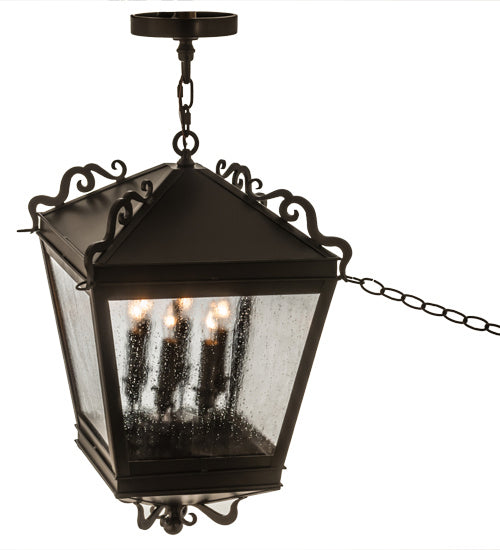 Meyda Tiffany 164102 Six Light Pendant, Timeless Bronze