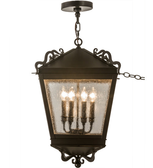 Meyda Tiffany 164102 Six Light Pendant, Timeless Bronze
