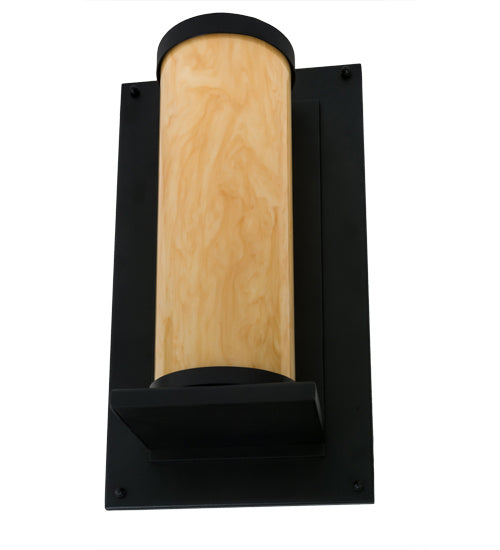 Meyda Tiffany 164366 One Light Wall Sconce, Textured Black