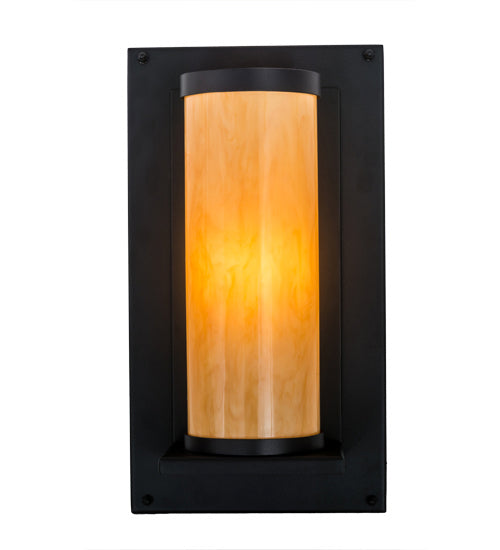 Meyda Tiffany 164366 One Light Wall Sconce, Textured Black
