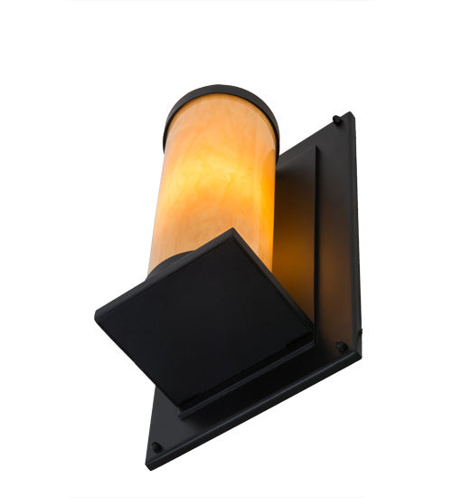 Meyda Tiffany 164366 One Light Wall Sconce, Textured Black
