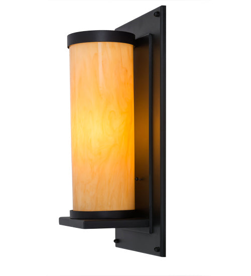 Meyda Tiffany 164366 One Light Wall Sconce, Textured Black