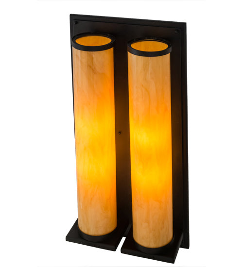 Meyda Tiffany 164367 Four Light Wall Sconce, Textured Black