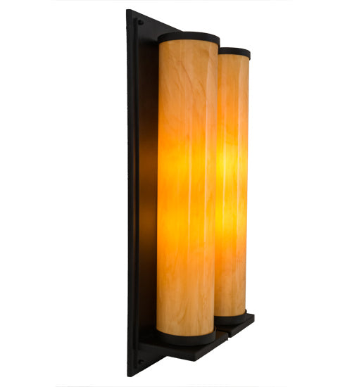 Meyda Tiffany 164367 Four Light Wall Sconce, Textured Black