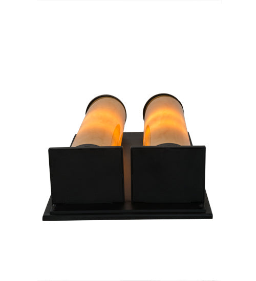 Meyda Tiffany 164367 Four Light Wall Sconce, Textured Black
