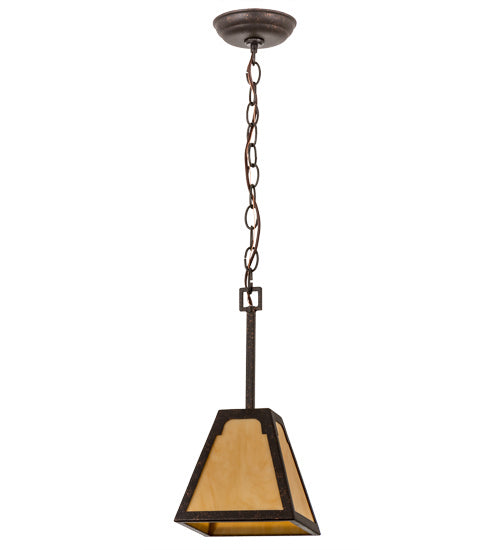 Meyda Tiffany 164511 One Light Pendant, Copper Rust