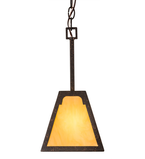 Meyda Tiffany 164511 One Light Pendant, Copper Rust