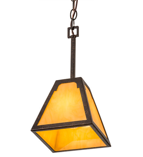 Meyda Tiffany 164511 One Light Pendant, Copper Rust