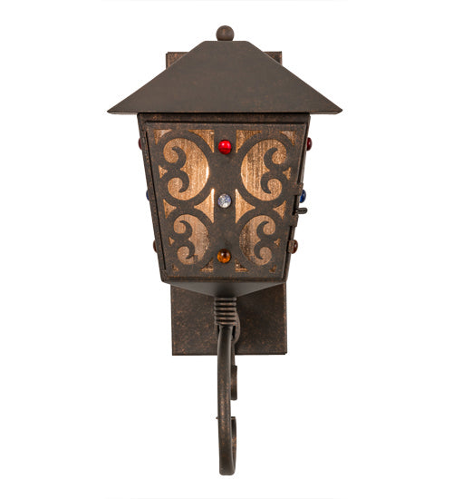 Meyda Tiffany 164817 One Light Wall Sconce, Gilded Tobacco